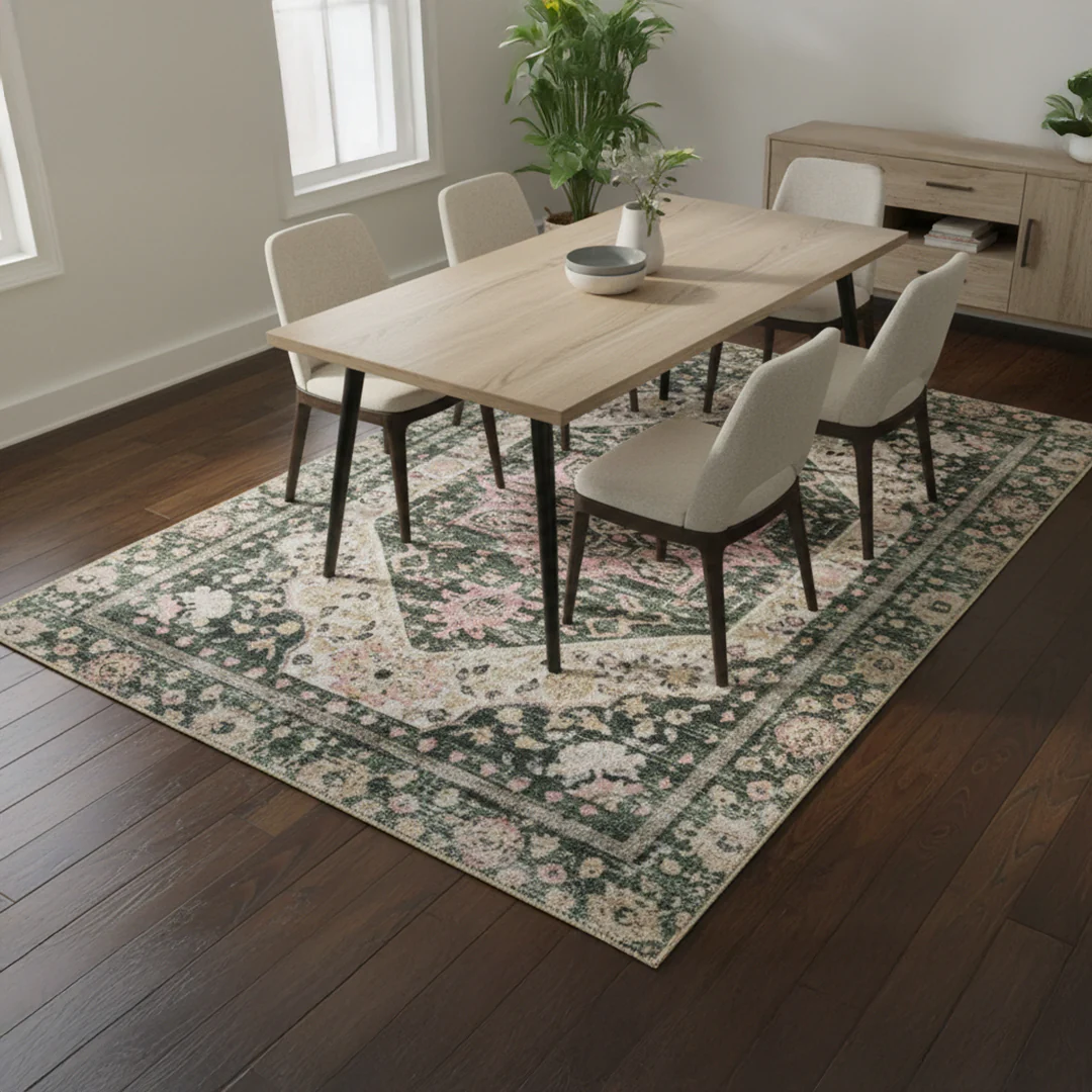 Muddy Mat® Eden Washable Area Rugs for Living Room, Bedroom & Dining Room – Modern Soft Low Pile Non Slip Carpet – Pet Friendly Waterproof Foldable Rugs for Home - Image 5