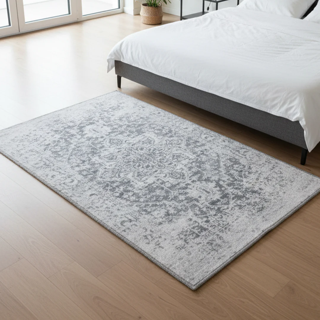 Muddy Mat® Frostbell Washable Area Rugs for Living Room, Bedroom & Dining Room – Modern Soft Low Pile Non Slip Carpet – Pet Friendly Waterproof Foldable Rugs for Home - Image 6