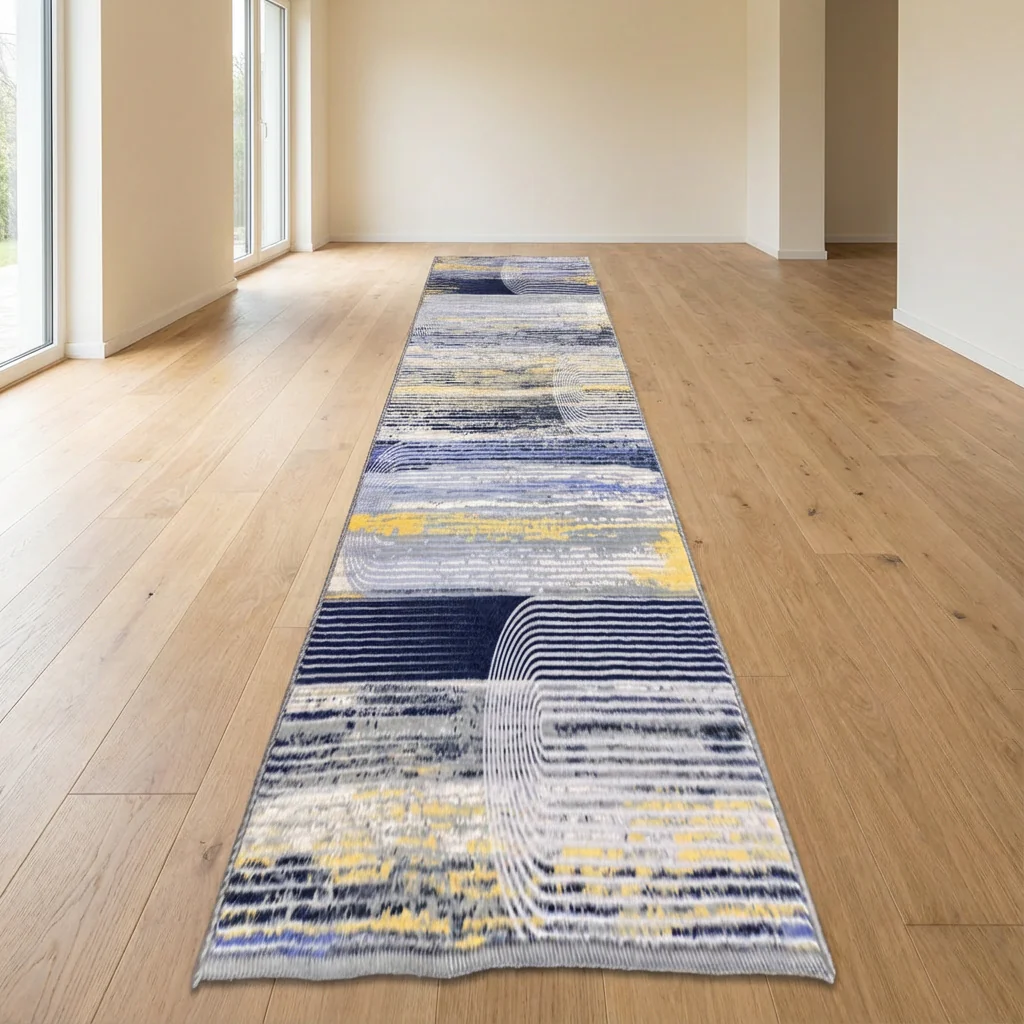 Muddy Mat® Horizon Washable Area Rugs for Living Room, Bedroom & Dining Room – Modern Soft Low Pile Non Slip Carpet – Pet Friendly Waterproof Foldable Rugs for Home - Image 14