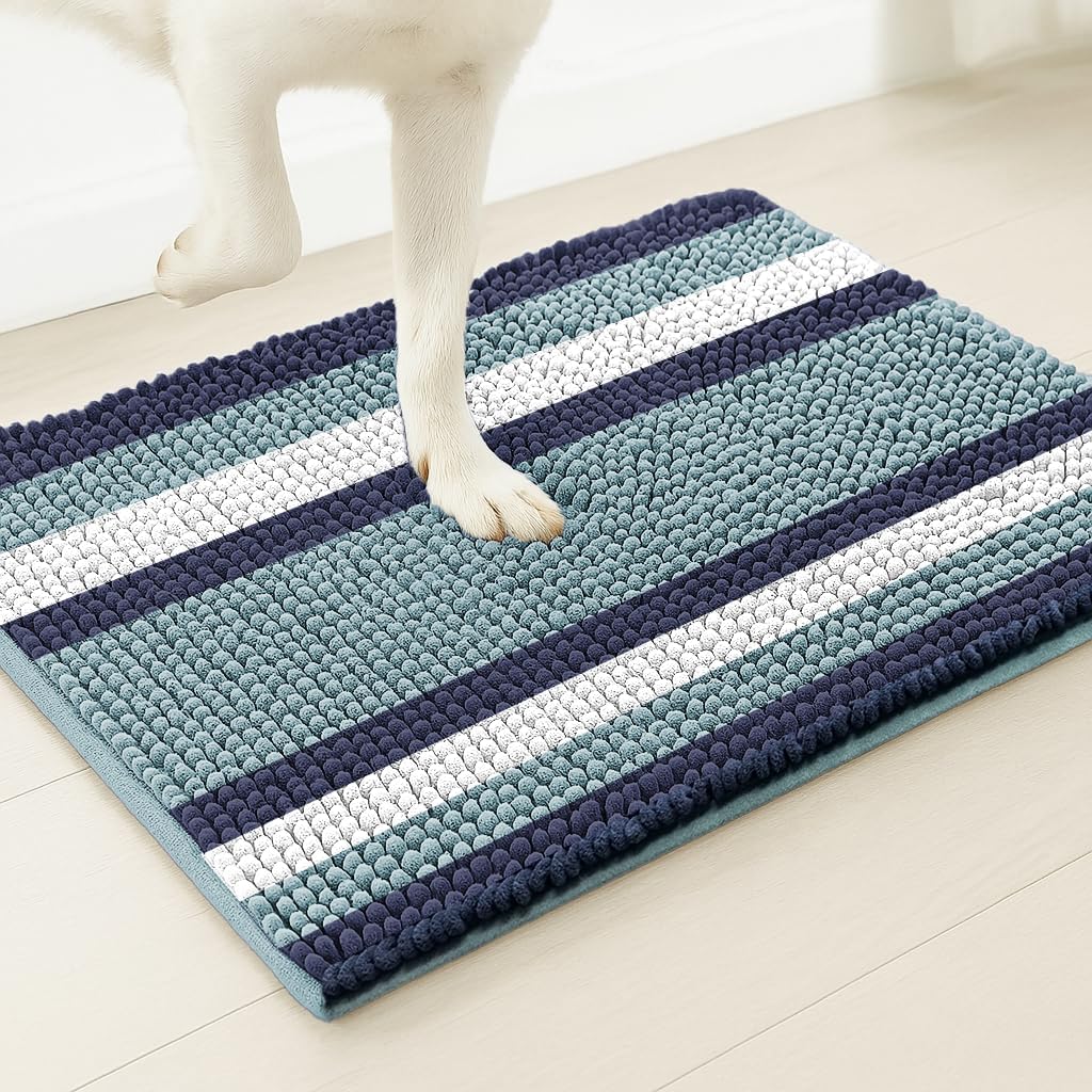 Muddy Mat® Horizontal Loop Design Super Absorbent Chenille Dog Door Mat for Muddy Paws – Non-Slip, Machine Washable Indoor Entry Rug, Quick-Dry Pet Mat for Entryway - Image 3