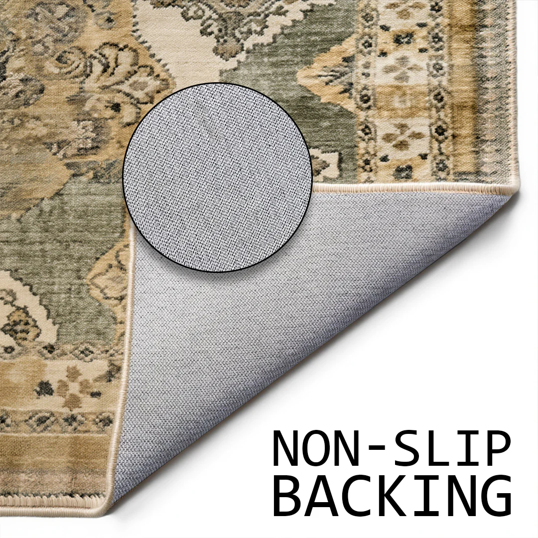 Muddy Mat® Monarch Washable Area Rugs for Living Room, Bedroom & Dining Room – Modern Soft Low Pile Non Slip Carpet – Pet Friendly Waterproof Foldable Rugs for Home - Image 12