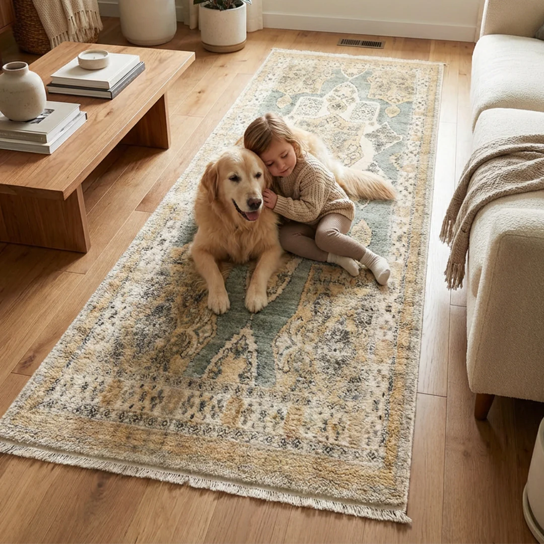Muddy Mat® Monarch Washable Area Rugs for Living Room, Bedroom & Dining Room – Modern Soft Low Pile Non Slip Carpet – Pet Friendly Waterproof Foldable Rugs for Home - Image 13