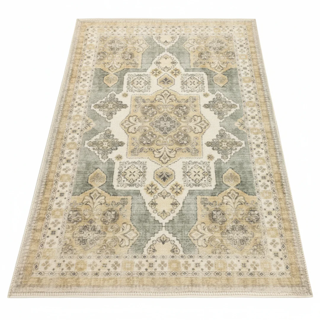 Muddy Mat® Monarch Washable Area Rugs for Living Room, Bedroom & Dining Room – Modern Soft Low Pile Non Slip Carpet – Pet Friendly Waterproof Foldable Rugs for Home - Image 3