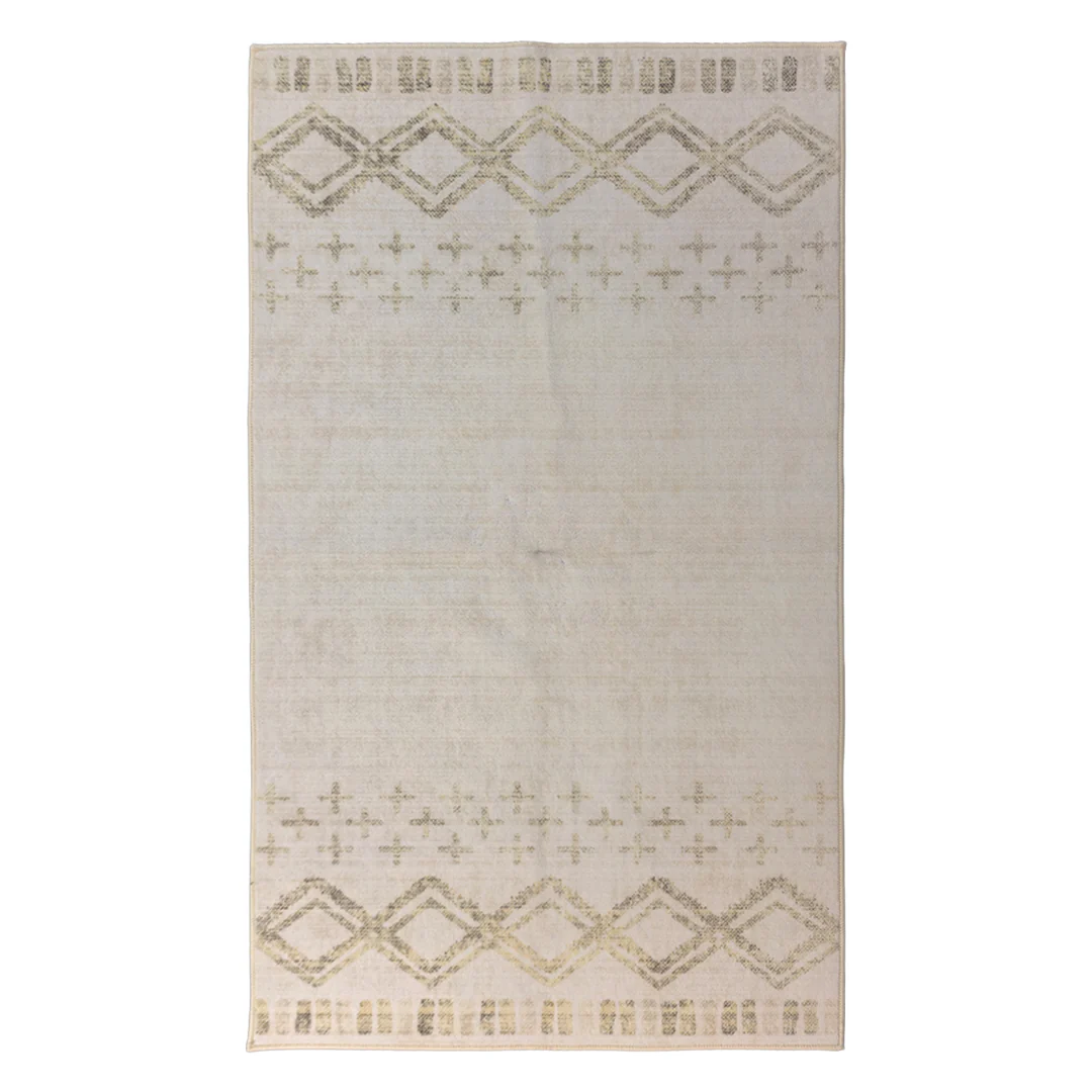 Muddy Mat® Tribal Washable Area Rugs for Living Room, Bedroom & Dining Room – Modern Soft Low Pile Non Slip Carpet – Pet Friendly Waterproof Foldable Rugs for Home - Image 2