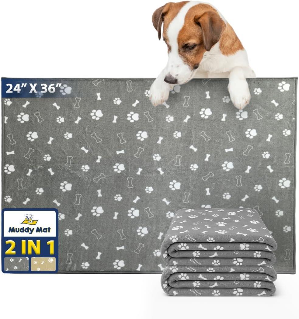 Muddy Mat® Washable Pee Pads for Dogs, Super Absorbent Reusable Puppy Pads–100% Waterproof Pee & Potty Training Pads for Pets, Non-Slip Dog Pads for Crates, Playpens and Floors - Image 4