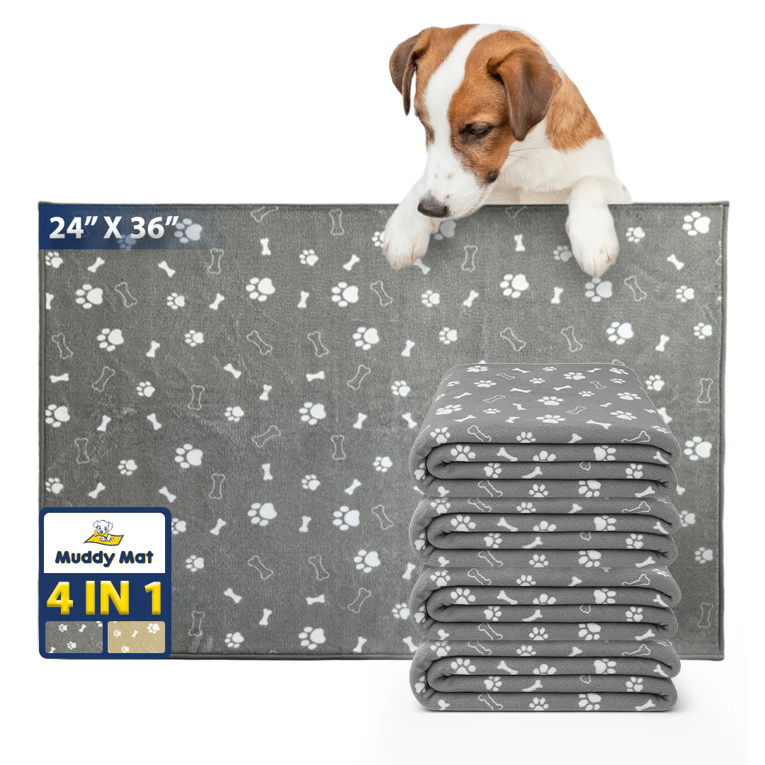 Muddy Mat® Washable Pee Pads for Dogs, Super Absorbent Reusable Puppy Pads–100% Waterproof Pee & Potty Training Pads for Pets, Non-Slip Dog Pads for Crates, Playpens and Floors - Image 8